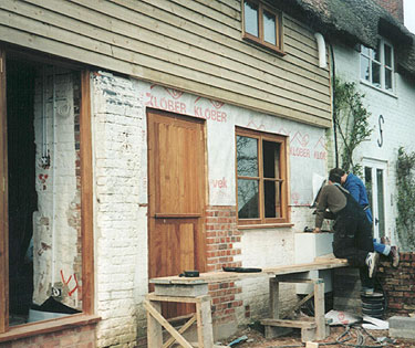 Front of Barn Renovation