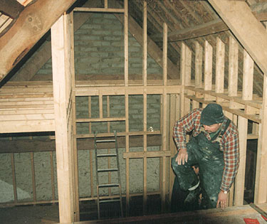 Inside the Barn Renovation